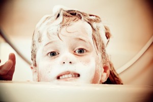 child-bath